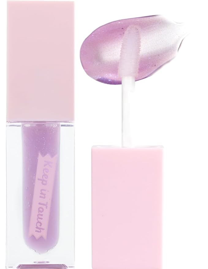 Keep In Touch Jelly Plumper Tint: Tea & Twinkle | Non-Sticky, Long-Lasting Lip Gloss | Vegan and Cruelty-Free Korean Lip Tint (Fairy Tale)-VivaGrace Women