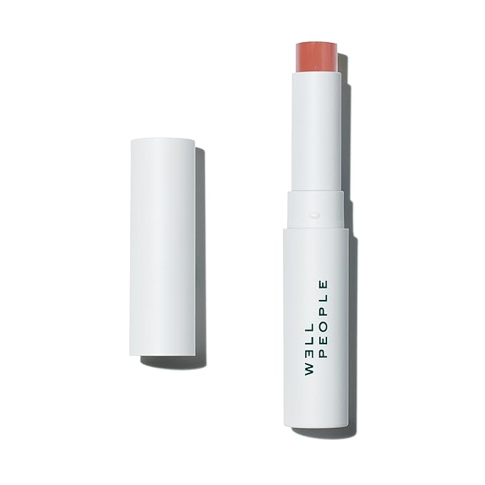 Well People Lip Butter SPF 15 Tinted Balm, Hydrating Lip Balm For Sun Protection & A Hint Of Color, Infused With Zinc, Vegan & Cruelty-free, Peach-VivaGrace Women