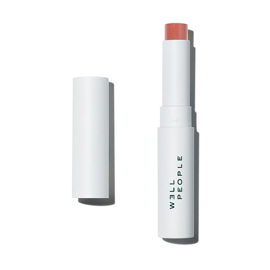 Well People Lip Butter SPF 15 Tinted Balm, Hydrating Lip Balm For Sun Protection & A Hint Of Color, Infused With Zinc, Vegan & Cruelty-free, Peach-VivaGrace Women