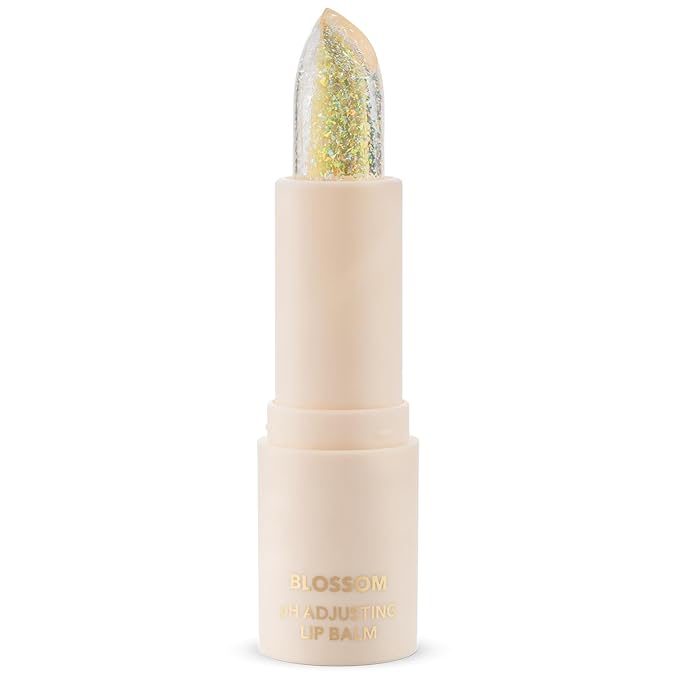 Blossom pH Adjusting Shimmering Lip Balm Moisturizing Glitter Sparkle Lip Balm, 0.12oz./3.5g, Diamond-VivaGrace Women