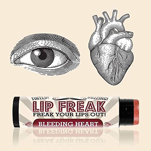 Doctor Lip Bang's BUZZING Lip Balm | Lip Freak| 100% All Natural | Cruelty Free | Bleeding Heart | 2 Pack-VivaGrace Women