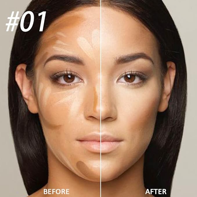 Concealer Cream Makeup Palette Color Corrector,Under Eye Brightener Concealer Dark Circle Concealer Palette,Waterproof Foundation Cream Based Makeup Palette Full Face Contour Kit for Beginners-VivaGrace Women