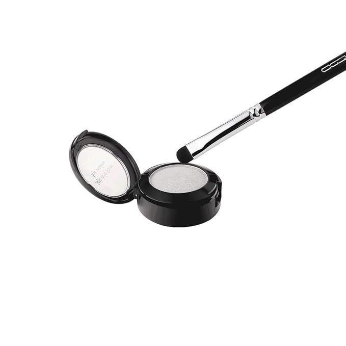 Curved Smudge Eyeshadow Brush, EIGSHOW Small Round Top Blending Eye Shadow with Synthetic Bristles for Smokey Cat Eye Makeup (E832)-VivaGrace Women
