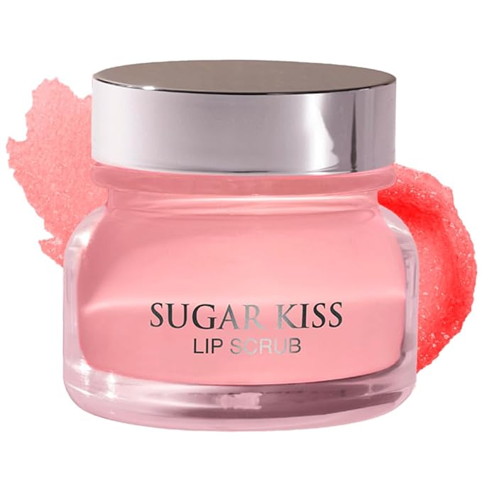 Infinitek Paris Sugar Kiss Watermelon Flavored Lip Scrub 2.4 oz / 68 g - Hydrating Lip Balm, Scrubber Exfoliator, Lip Mask, Lip Repair Treatment & Lightening Exfoliator for Dark Lips-VivaGrace Women