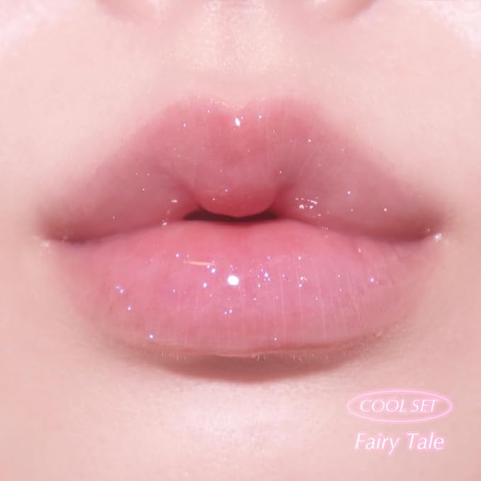 Keep In Touch Jelly Plumper Tint: Tea & Twinkle | Non-Sticky, Long-Lasting Lip Gloss | Vegan and Cruelty-Free Korean Lip Tint (Fairy Tale)-VivaGrace Women