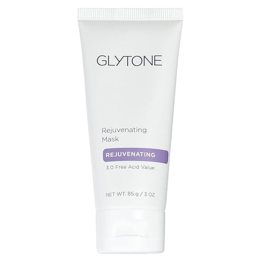 Glytone Rejuvenating Mask - 3% Pure Glycolic Acid, Lactic Acid, Vitamin C & Collagen - Purify & Exfoliate - For All Skin Types - Fragrance-Free - 3 fl. oz.-VivaGrace Women