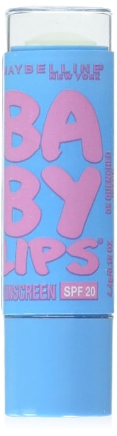 Maybelline Baby Lips Moisturizing Lip Balm Stick SPF 20 - Quenched 0.15 Ounce-VivaGrace Women