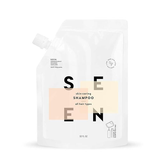 SEEN Shampoo Eco-Refill -Non-Comedogenic & Sulfate-Free Hair Shampoo- Dermatologist-Developed - Safe for Sensitive, Eczema & Acne Prone Skin-VivaGrace Women