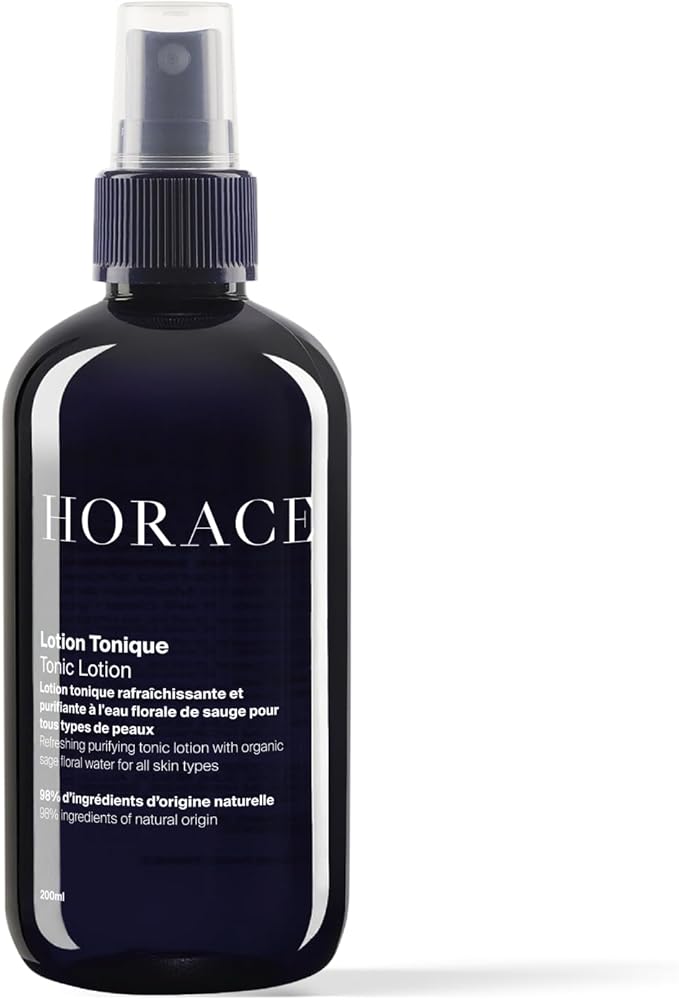HORACE Tonic Lotion for Men - Toner Spray with Prebiotics - Gentle Skincare for All Skin Types - Fresh, Aromatic Scent, 6.7 fl.oz-VivaGrace Women