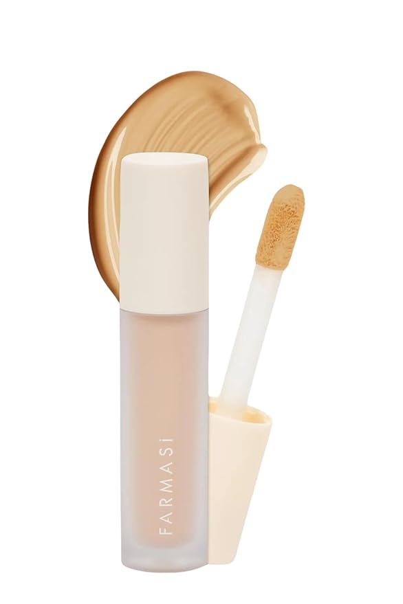 FARMASI Vfx Pro Liquid Concealer Makeup, All-in-one Full Coverage, Highly Pigmented Concealer for All Skin Type, Hide Shadows & Imperfections, Enhance Skin Fullness Foundation Concealer 0,24 Fl Oz N08-VivaGrace Women
