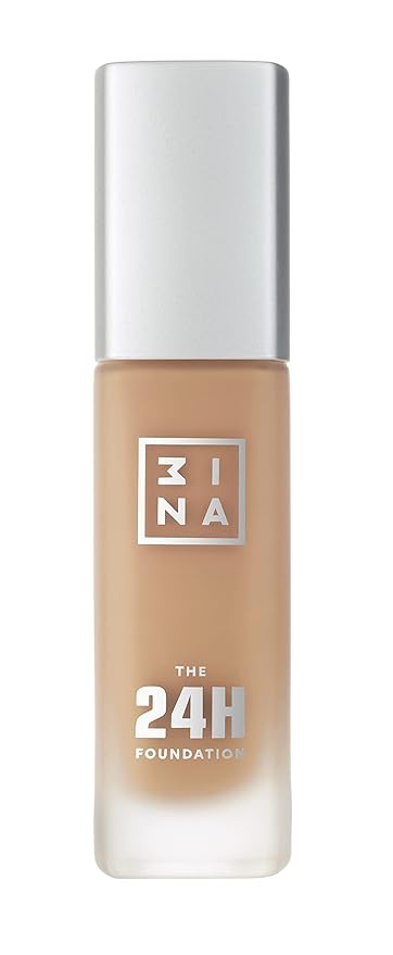 3INA The 24H Foundation 633-24H Long-Wearing Formula - Medium To High Buildable Coverage - Smooth Matte Finish - Expanded Shade Selection - Waterproof, Cruelty Free, Vegan Makeup - 1.01 Oz-VivaGrace Women