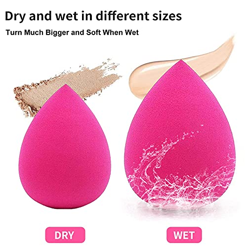 Mushroom Head Air Cushion CC Cream Natural Foundation,Phoera Powder, Bright Makeup Base Long Lasting with Makeup Sponge and Flat Top Kabuki Foundation Brush (# 02 Natural)-VivaGrace Women