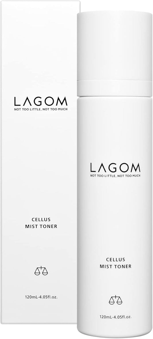 LAGOM Cellus Mist Toner Natural Moisturizing Spray, pH Balance, Subacid, Alcohol-Free, Zero-Irritation, Fragrance-Free, Facial Serum 4.05 Fl Oz-VivaGrace Women