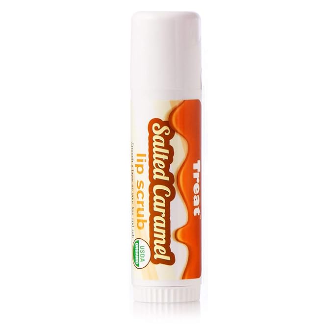 TREAT© Jumbo Lip Scrub - Salted Caramel, Organic & Cruelty Free (.50 OZ)-VivaGrace Women