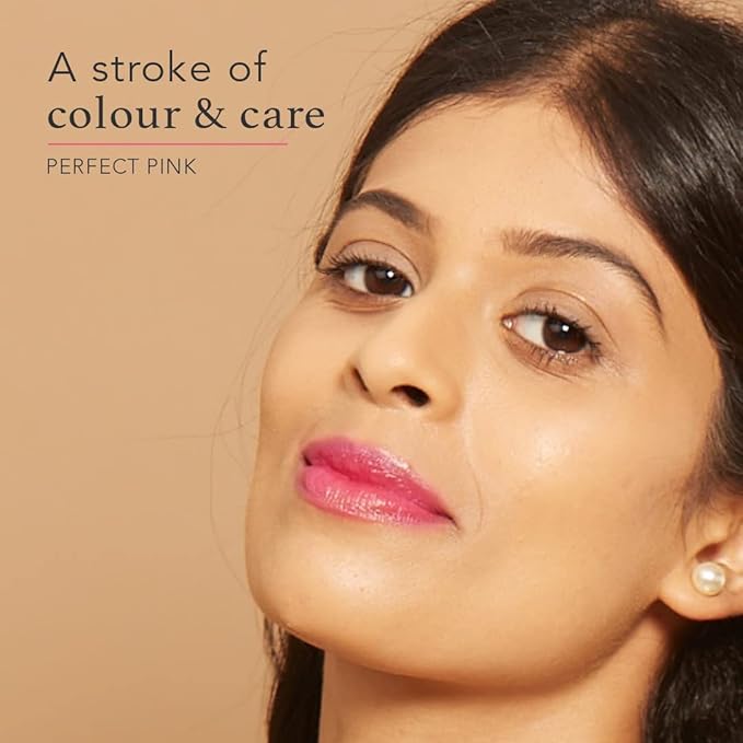 Oh-So-Luxe Liquid Tinted Lip Balm, Hydrating & Nourishing Tinted Lip Oil for dry dark lips, results in Soft & Glowing Lips, Moisturizing, Non-Sticky Perfect Pink Shade - 0.10 Fl Oz - RAS LUXURY OILS-VivaGrace Women