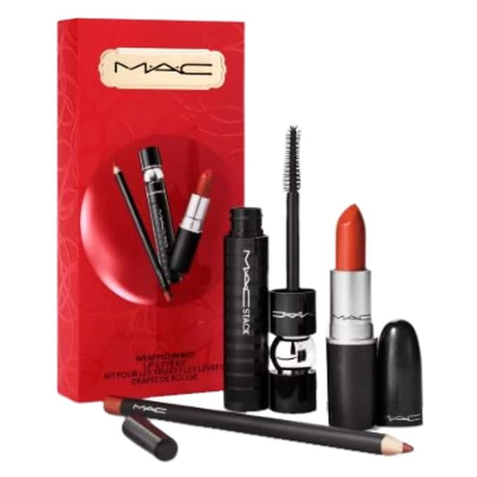 M.A.C. Holiday Exclusive Wrapped In Red Lip & Eye Kit-VivaGrace Women