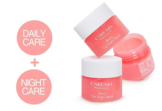 CARENEL Lip Sleeping Mask 5g (Berry 3Set) - Lip gloss Cream - Overnight Treatments Lip Balm-VivaGrace Women