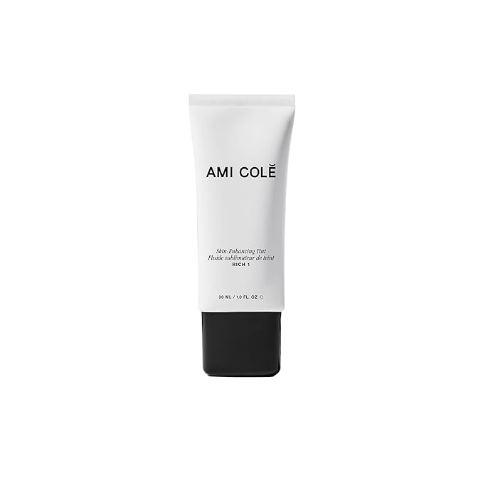 AMI COLÉ Skin-Enhancing Tinted Moisturizer (Rich 1), tinted moisturizer for face, bb cream, skin tint, face makeup-VivaGrace Women