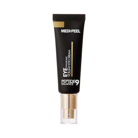 Medi-Peel Peptide9 Hyaluronic Volumy Eye Cream, Anti-Aging, Brightening, Reduces Wrinkles, Under Eye Bags, Dark Circles & Puffiness Care, Hyaluronic Acids, Enhance Elasticity, Korean Skin Care-VivaGrace Women