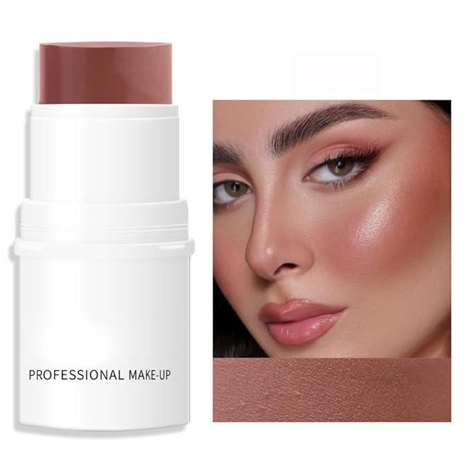 Cream Contour Stick, Bronzer Stick Waterproof Lightweight Cream Contouring Stick Long Lasting Smooth Bronzing stick Face Contour Stick Makeup for Girls and Women-VivaGrace Women