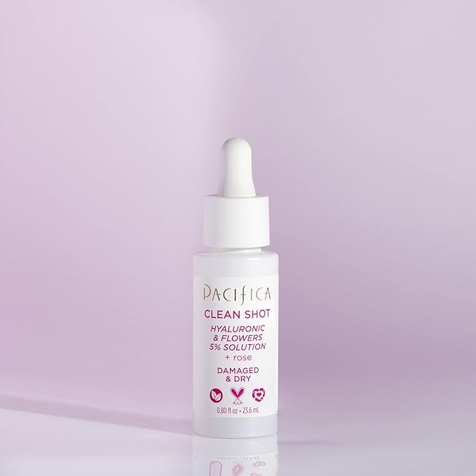 Pacifica Clean Shot Hyaluronic and Flowers 5 Percent Solution Unisex 0.8 oz-VivaGrace Women