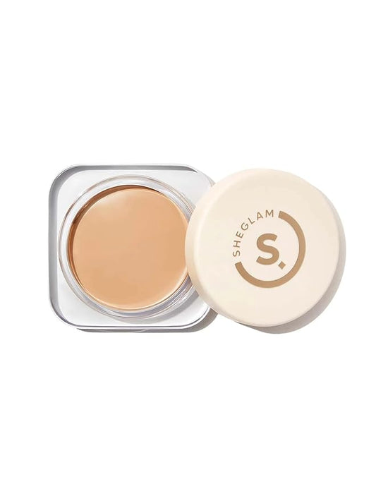 SHEGLAM Hydrating Cream Full Coverage Foundation Balm Long Lasting Concealer Face Foundation for Dry Skin - Warm Vanilla-VivaGrace Women