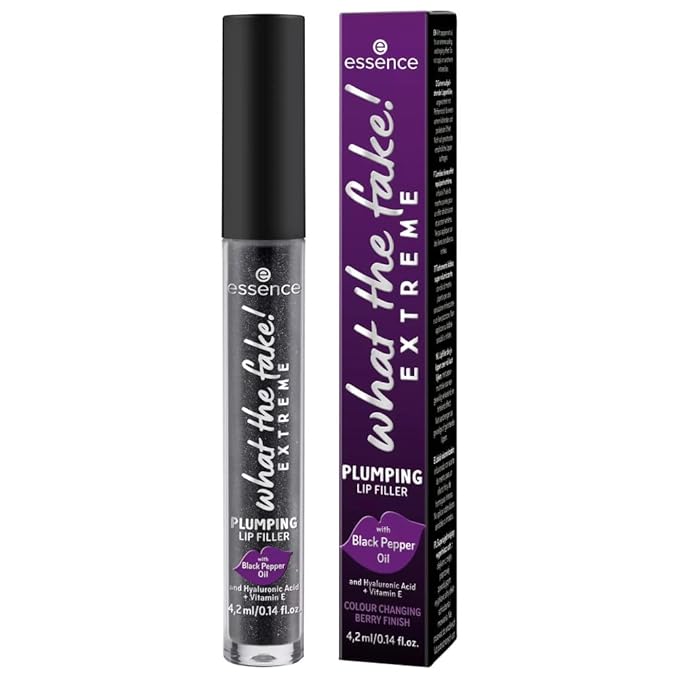 essence | What the Fake! Plumping Lip Filler | Chili Oil Extract Infused for Plump Lips | pH-Reactive Tint | Vegan, Cruelty Free & Gluten Free (03 | Oh My Chili)-VivaGrace Women