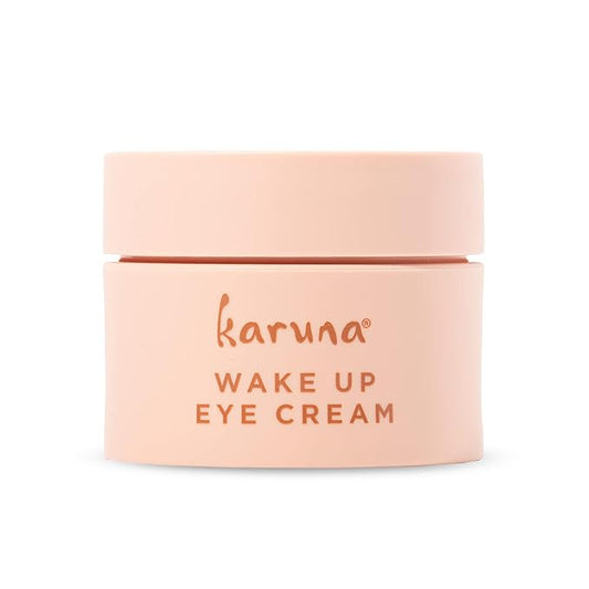 Karuna - Wake Up Eye Cream with Coffee Cherry & Tri-Peptides, Caffeine Eye Cream, Under Eye Brightener, Anti Aging Serum, Moisturizer for Puffiness, Boost Collagen for Fine Lines & Dark Circles, 15 ml-VivaGrace Women