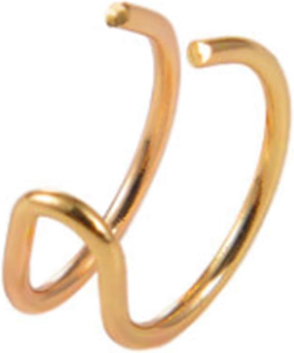 Cute Non-pierced Earrings Ear Cuff Ear Clip Minimalist Unilateral Earrings Cartilage Unique Ear Crawler Ear Climber Fashion Gold Ear Jewelry for Women-VivaGrace Women