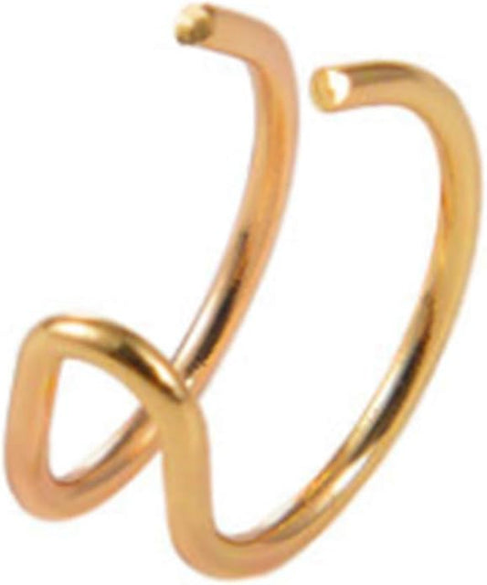 Cute Non-pierced Earrings Ear Cuff Ear Clip Minimalist Unilateral Earrings Cartilage Unique Ear Crawler Ear Climber Fashion Gold Ear Jewelry for Women-VivaGrace Women