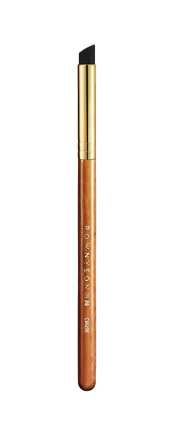 Desert Oak Series VelvetSlant Lip Artist - 45° Slanted Lip Brush for Gradient & Feathered Lips, Ultra-Soft Vegan Nylon, Bubinga Wood Handle (CM 198)-VivaGrace Women