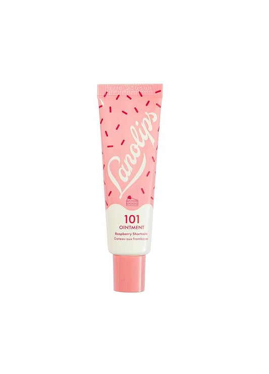 Lanolips 101 Delicious Rasberry Shortcake - Lip Balm with Vitamin E Oil and Lanolin for Lip Hydration - Naturally Flavored Lanolin Lip Balm for Very Dry Lips - Dermatologist Tested (.35 Oz)-VivaGrace Women