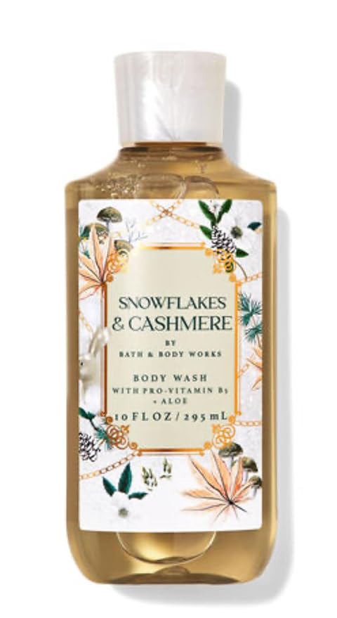 Bath & Body Works - Snowflakes & Cashmere - 3 Piece Bundle - Spray - Lotion Body - Shower Gel - Full Size and Hello Gorgeous Gift Bag.-VivaGrace Women
