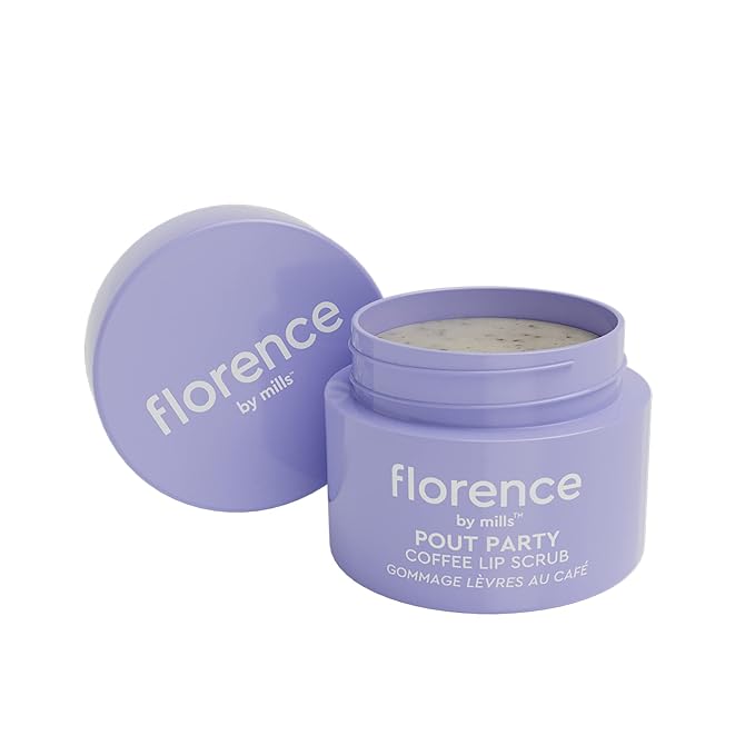 florence by mills Pout Party Coffee Lip Scrub, 0.52 oz/ 15g-VivaGrace Women