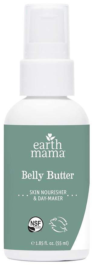 Earth Mama A Little Something for Mama-to-Be Gift Box | Maternity Safe Skin Care Set, Expecting and New Mom Gifts, Organic Body Wash, Belly Butter, Belly Oil, Deodorant and Lip Balm, 5 Pieces-VivaGrace Women