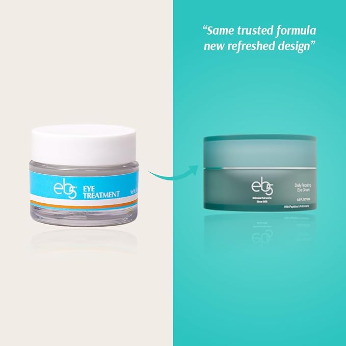 eb5 Daily Repair Eye Treatment | Under Eye Cream for Dark Circles and Puffiness | Anti-Aging Eye Cream with Peptides for Women and Men - 0.50oz-VivaGrace Women