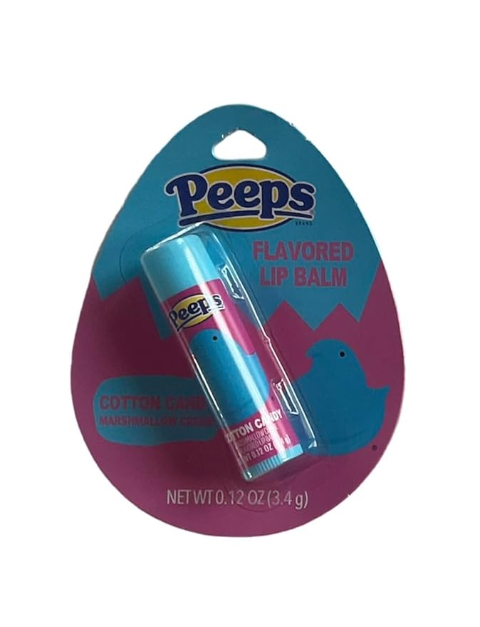 Peeps Lip Balm Set of 4 Scented Marshmallow Cream Flavors-VivaGrace Women