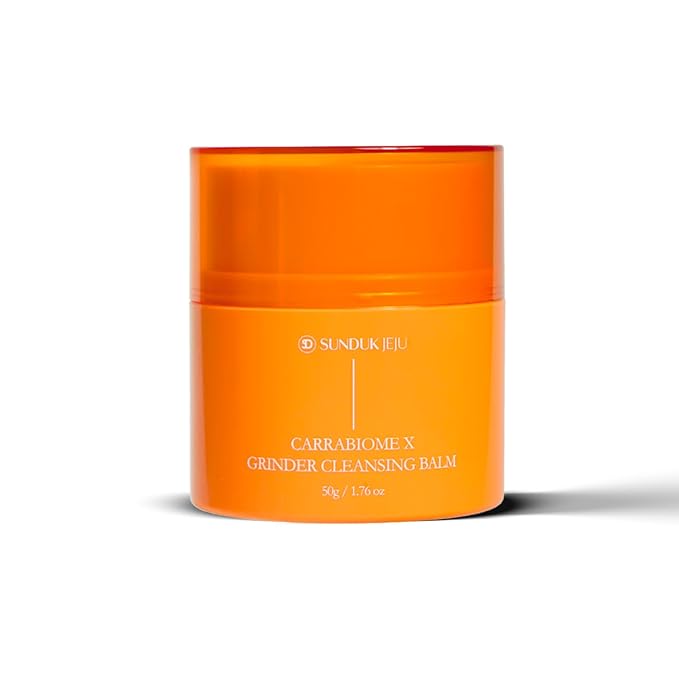 Grinder Cleansing Balm Korean Makeup Remover Hydrating Facial Wash for All Skin Types Sorbet texture 1.76 Ounce (Pack of 1)-VivaGrace Women