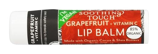 Soothing Touch Grape Fruit Lip Balm, 0.25 Ounce - 12 per case.12-VivaGrace Women