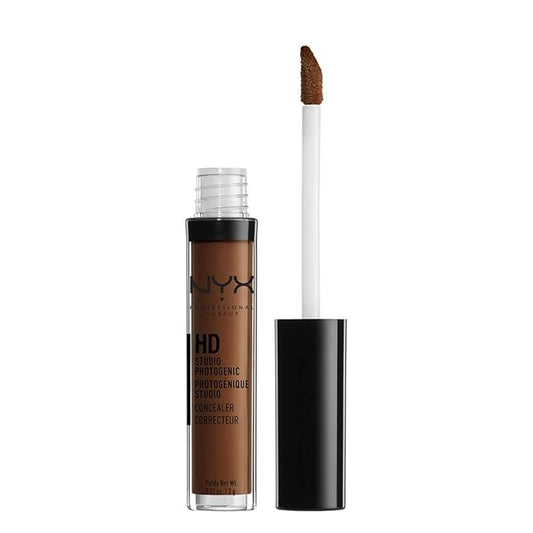 NYX PROFESSIONAL MAKEUP HD Studio Photogenic Concealer Wand, Medium Coverage - Deep Espresso-VivaGrace Women