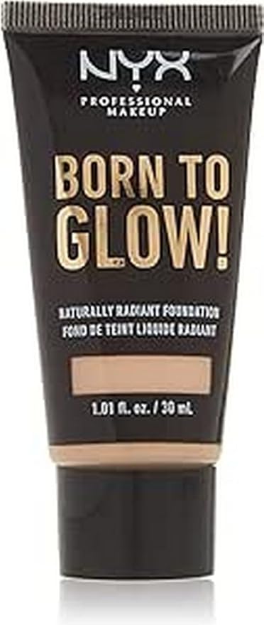 NYX PROFESSIONAL MAKEUP Born To Glow Naturally Radiant Foundation, Medium Coverage - Vanilla-VivaGrace Women