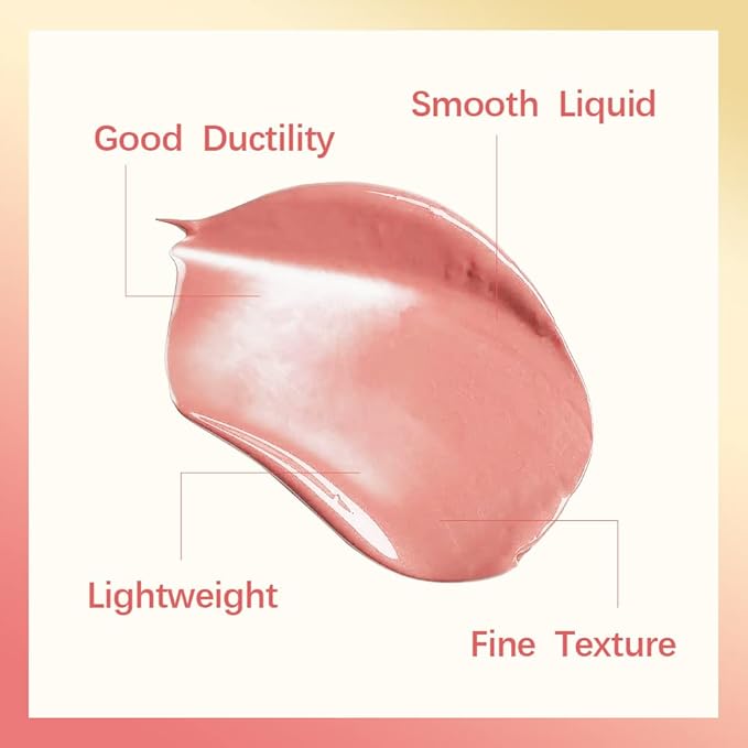 MEICOLY Matte Dewy Liquid Blush,Super Natural Cream Blush Stick for Cheeks,Silky Smooth Soft Pinch Long-Lasting Waterproof and Sweat proof Blush Makeup,Cruelty-Free,04 Joy,Orange Red-VivaGrace Women