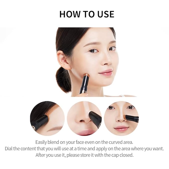 ETUDE Play 101 Stick Contour Duo #1 (21AD) | Creamy Shading and Highlighter Duo for Easy Contouring Makeup| Kbeauty-VivaGrace Women