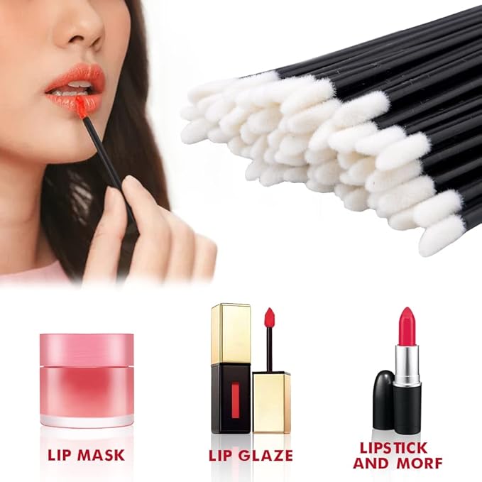 Makeup Palette Lipstick Applicator with Spatula Lip Gloss Brush Makeup Tool Set Suitable for Lipstick, Foundation and Other Cosmetic Color Mixing(Makeup Palette Set)-VivaGrace Women