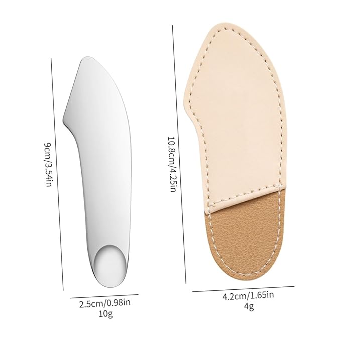 Beavorty Makeup Spatula Foundation Shovel Toning Stick Stainless Steel Liquid Foundation Scraper Makeup Tool (handheld Foundation Shovel Set Mirror Light Stainless Steel Mix-VivaGrace Women