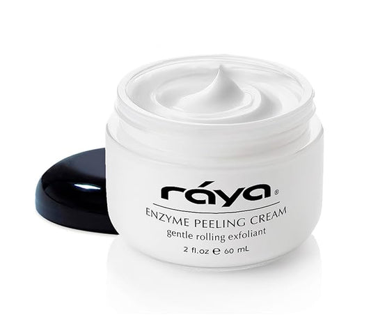 RAYA Enzyme Peeling Facial Cream (109) | Gentle, Exfoliating Treatment for Sensitive Skin | Cleanses, Polishes, and Improves Complexion-VivaGrace Women