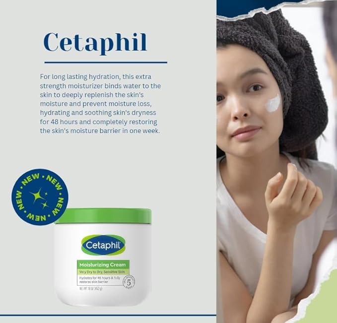 'Cetaphil' Hydrating Moisturizing Cream | The 'Ordinary' Hyaluronic Acid 1 oz. | Cleansing Gel 4 oz.-VivaGrace Women