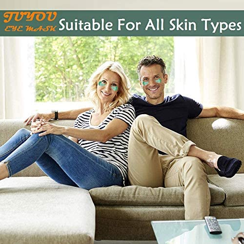 60Pcs Gel Crystal Collagen Eye Pads, Under Eye Mask for Moisturizing,Fine Lines, Dark Circles& Puffy Eyes Under Eye Patches (Green(Canned)-VivaGrace Women