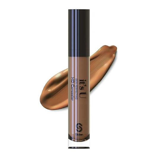 Sistar it's U Skin Perfecting HD Concealer Full Coverage Lightweight Long Lasting Correcting Liquid Contour Cover Masker Makeup 5 ml / 0.17 fl. oz (Brownie)-VivaGrace Women