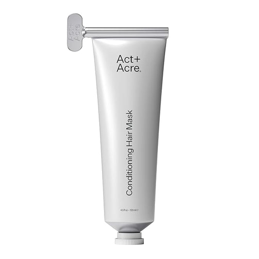 ACT+ ACRE Restorative Conditioning Hair Mask - Cold Processed Hair Treatment for Hydrating Dry and Damaged Hair - Moisturizing Silicone Free Hair Masks (4 Fluid Ounces)-VivaGrace Women